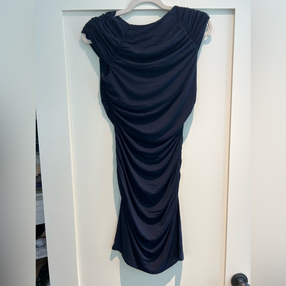 Susana Monaco - Navy stretch ruched dress